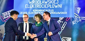 Złoty i Srebrny Spinacz 2017 dla KOGENERACJI S.A. za projekt - Rozbiórka komina wrocławskiej elektrociepłowni