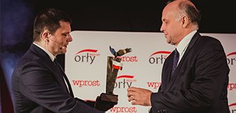 KOGENERACJA awarded by Eagle statuette of „Wprost” magazine for the Leader of Region in business area